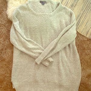 Oversized gray sweater